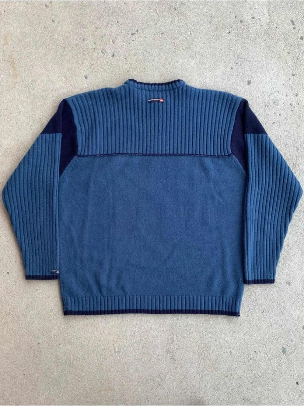 00s Vintage Blue Point Zero Striped Sweater - Picture 2 of 9